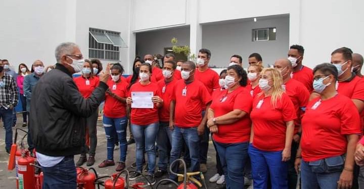 Brigada de incêndio em São Gonçalo
