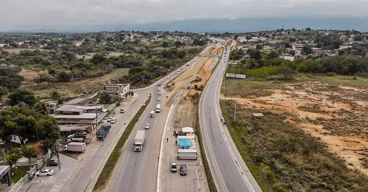 Obras na BR 493 RJ