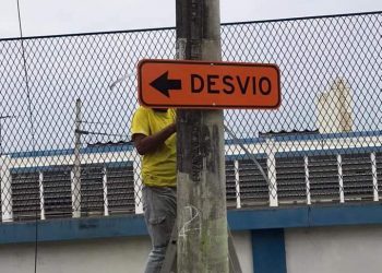 Sinalização no Jardim Catarina