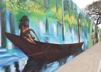 Grafite no Viaduto de Alcântara