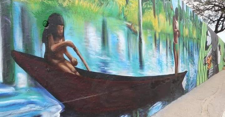 Grafite no Viaduto de Alcântara