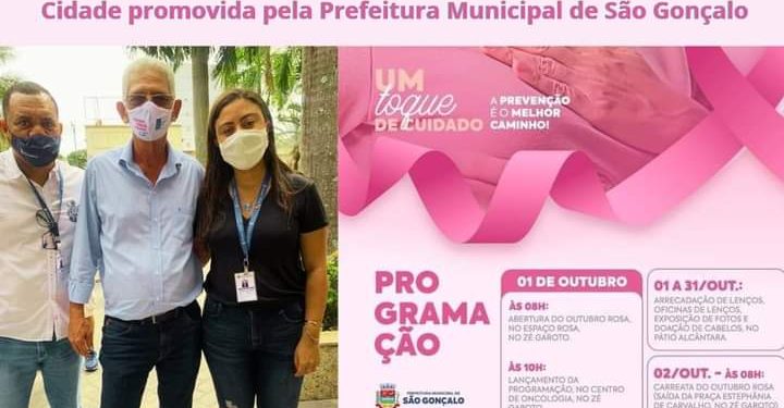 São Gonçalo celebra Outubro Rosa
