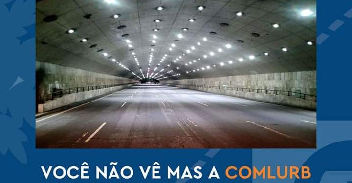 Comlurb faz limpeza nos Túneis