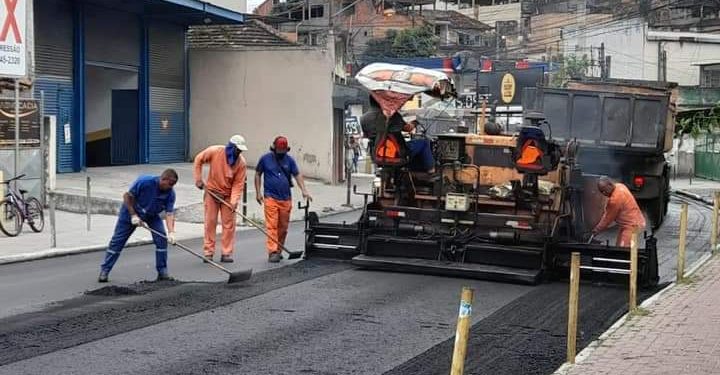 Obras de Pavimentação em São Gonçalo