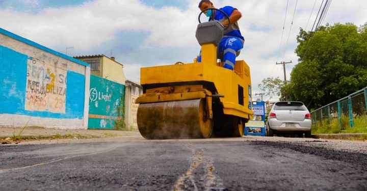 Obras de Pavimentação na Zona Oeste