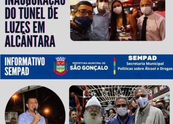 Alcântara ganha Túnel de Luzes LED