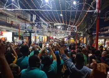 Inauguração do Túnel LED de Luzes