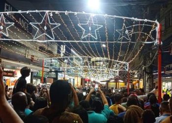 Inauguração do Túnel LED de Luzes