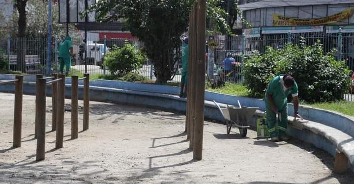 Obras nas Praças de São Gonçalo