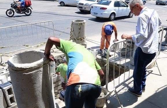 Prefeito Capitão Nelson acompanha Obras na cidade