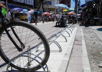 Bicicletário em Alcântara
