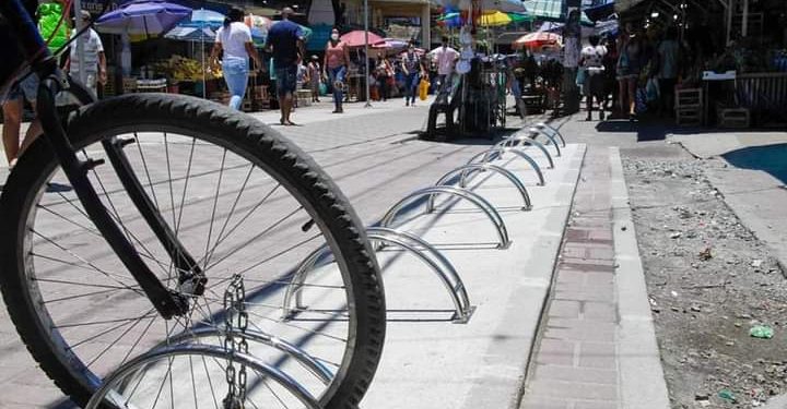 Bicicletário em Alcântara