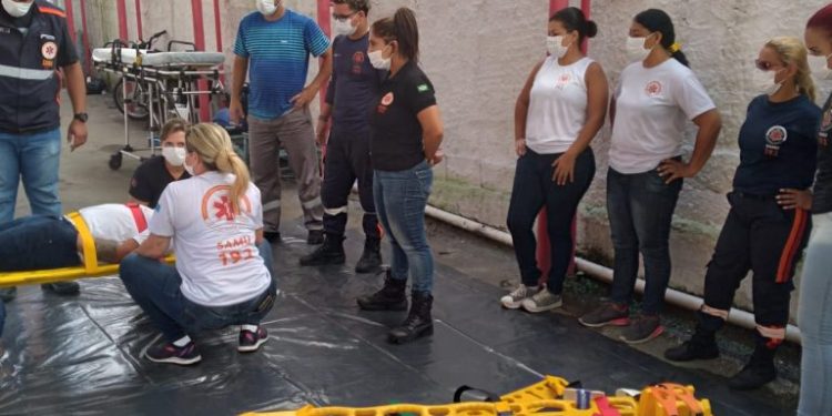 SAMU realiza treinamento em São Gonçalo