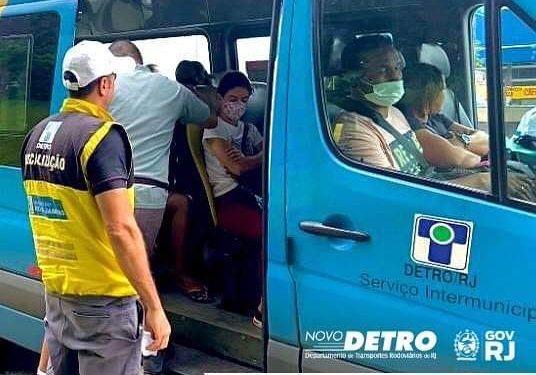 Ação do DETRO RJ em Caxias