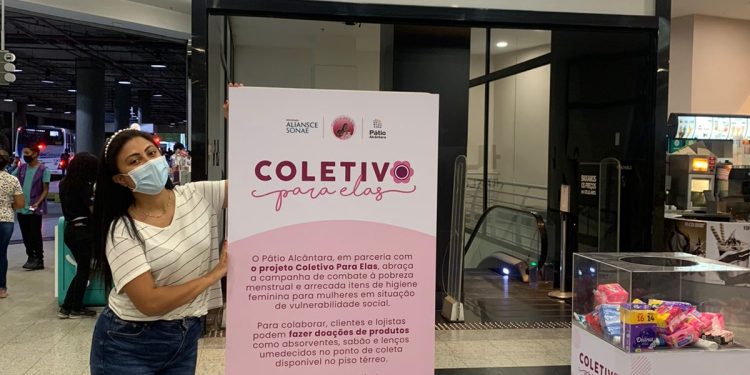 Arrecadação de absorventes em São Gonçalo