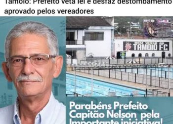 Prefeito Capitão Nelson em Defesa do Clube Tamoio