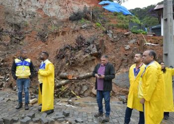 Obras de emergência em Petrópolis