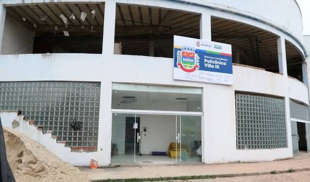 Obras na Policlínica em Alcântara