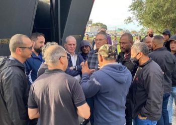 Chico D’Angelo participa de Ato na NUCLEP