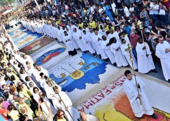 Tapete de Corpus Christi na Cidade de São Gonçalo