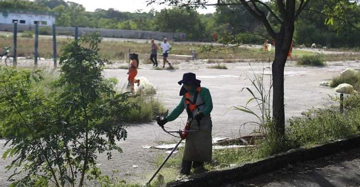 Limpeza do Piscinão de São Gonçalo