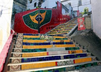 Escadaria Selaron na Cidade do Rio de Janeiro
