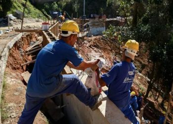 Obras de contenção em São Gonçalo