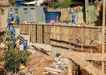 Obras de contenção em São Gonçalo
