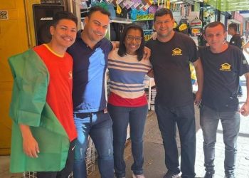 Rosângela Gomes no Centro de Nova Iguaçu