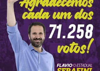 Flávio Serafini foi reeleito Deputado Estadual