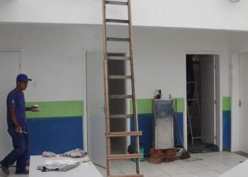Obras no Centro POP em São Gonçalo