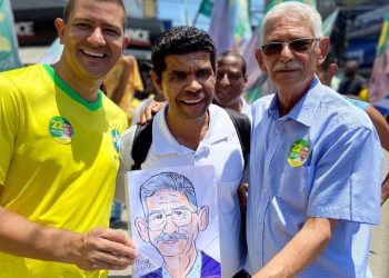 Douglas Ruas e Capitão Nelson em Alcântara