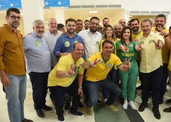 Clarissa Garotinho, Flávio Bolsonaro e Cláudio Castro