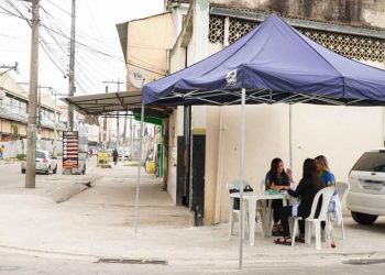 Obras no Colubandê