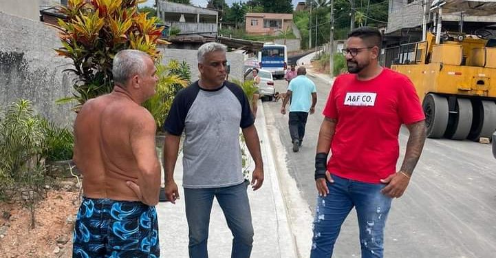 Nelsinho Ruas visita Obras no Pacheco
