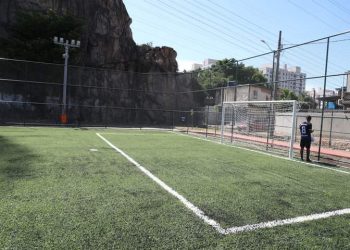Nova área esportiva no bairro de Irajá