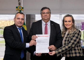 Prefeito Waguinho visita Ministro Flávio Dino