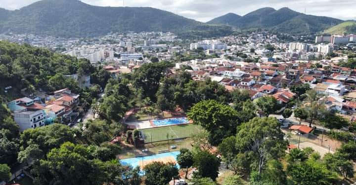 Praça no bairro de Jacarepaguá