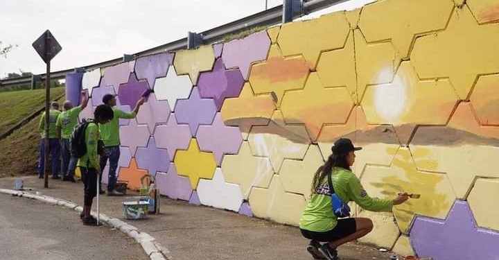 Projeto Cidade Ilustrada nos Viadutos