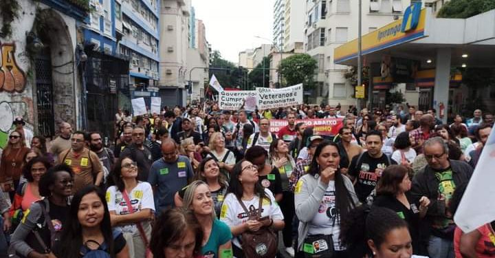 Greve dos professores do Rio de Janeiro