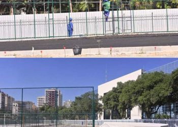 Obras na Concha Acústica de Niterói