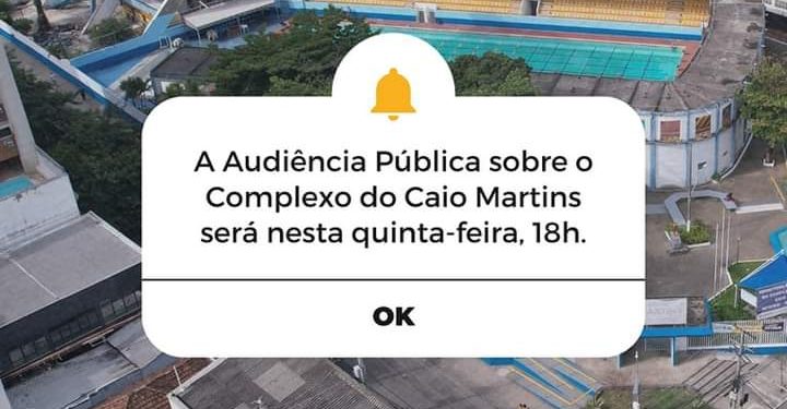 Audiência Pública Complexo Caio Martins