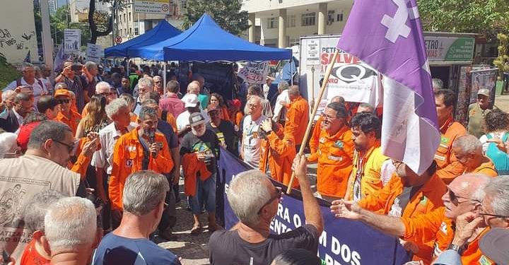 Manifestação na Sede da Petrobrás