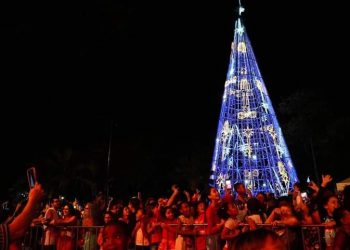Natal em São Gonçalo na Praça da Trindade