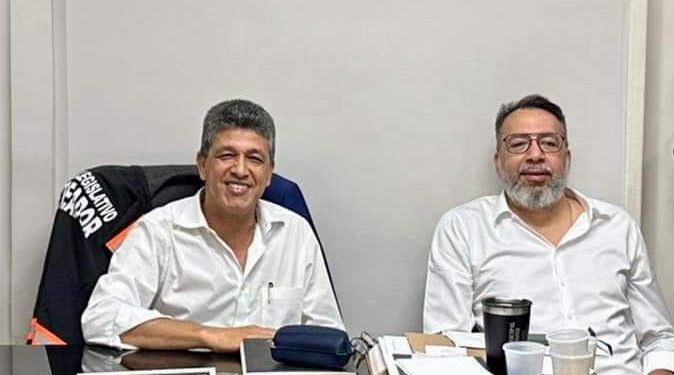 Dr. Deodalto e Márcio Canella em Belford Roxo
