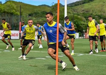 Flamengo treina visando a final contra o Nova Iguaçu
