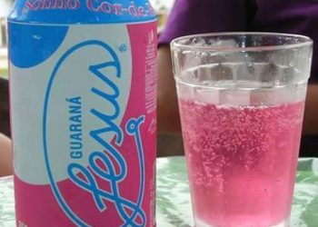 Guaraná Jesus com Arroz de Cuxá