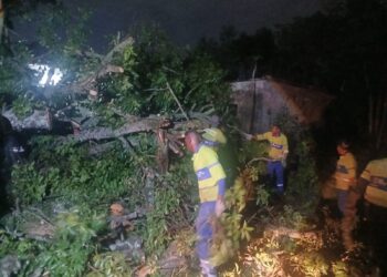 Limpeza no pós chuvas em Santa Izabel
