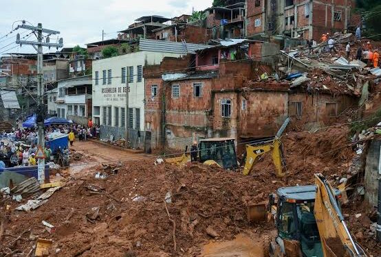 As fortes chuvas em Juiz de Fora Minas Gerais