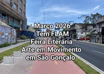 Março tem FLAM Feira Literária Arte em Movimento